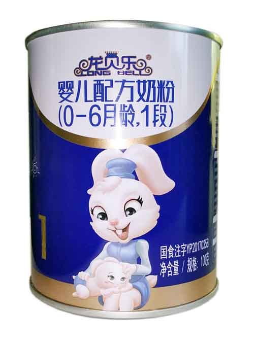 2018年(nián)12月(yuè)份龍貝樂(yuè)嬰兒(ér)配方奶粉100克